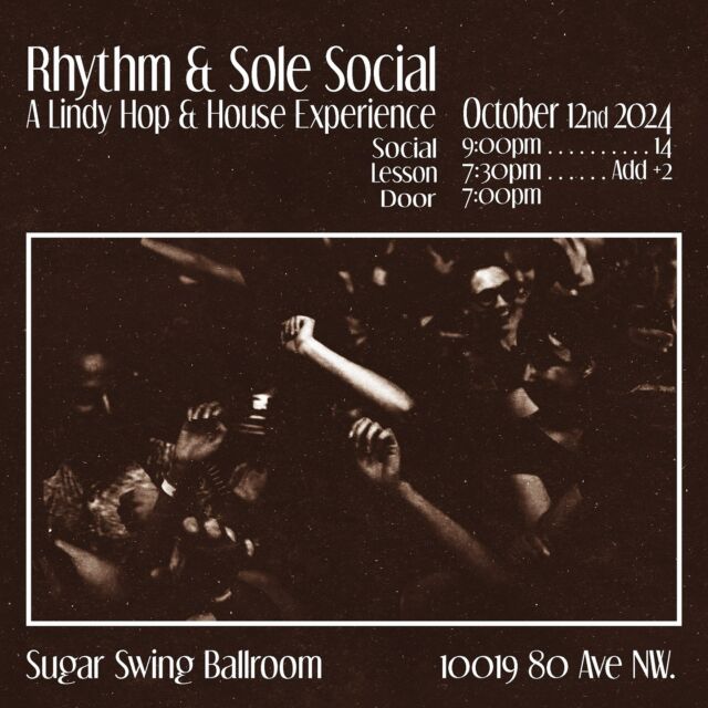 A Lindy Hop and House Experience 💥 

Get two social dances for the price of one! This Saturday only, join us for a night of Lindy Hop and House. Two dance floors, two beginner lessons, two social dances - this will be a night you won’t want to miss!

See you on the dance floor! 🕺🏾