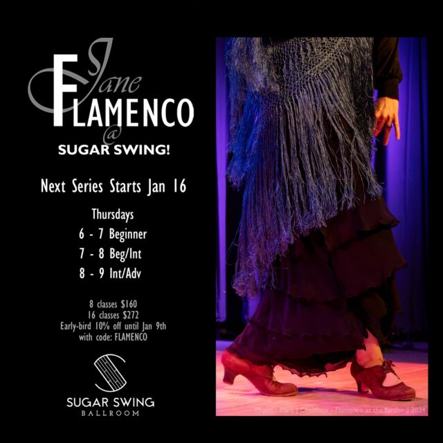 Flamenco Classes - NEXT SERIES starts Jan 16th!

Join @flamenco_jane and a passionate welcoming community of flamencos. Learn flamenco
terminology, rhythm, music, and structure as you hone your skills dancing, clapping, and improvising
within this Spanish artform.

Early-bird deadline Jan 9th - 10% off with code FLAMENCO
.
.
.
.
.
.
.
📷Marc J Chalifoux - from Flamenco at the Yardbird, May 2024

#yegarts #yegdance #flamencocanada #flamencojane #yegflamenco #canadaflamenco
#flamencoalberta #flamenco #canadadance #exploreedmonton