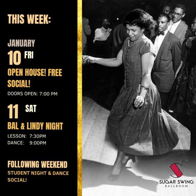 ✨ Upcoming Social Dances ✨

Dive into a lively Friday evening at our FREE Dance Social 👣 Where you can explore the magic of social dancing in a fun and welcoming atmosphere! This event is packed with excitement: enjoy short 20-30 minute lessons, inspiring dance demonstrations, a fully stocked bar, and plenty of opportunities to mingle and socialize. Got questions? We’ve got answers—and even some tasty snacks to share!

If you're a fan of Balboa or just curious about it, this Saturday is designed for you. The evening kicks off with a Lindy Hop drop-in lesson at 7:30 PM, followed by a Balboa drop-in lesson at 8:15 PM. And the music? Perfectly tailored for both Lindy Hop and Balboa enthusiasts—two styles that groove to the same beats.

Whether you’re a seasoned dancer or a total beginner, this is your chance to learn, connect, and have a blast on the dance floor!

#yegsmallbusiness #oldstrathcona #whyteave